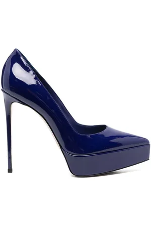 LE SILLA Uma 120mm patent-leather pumps