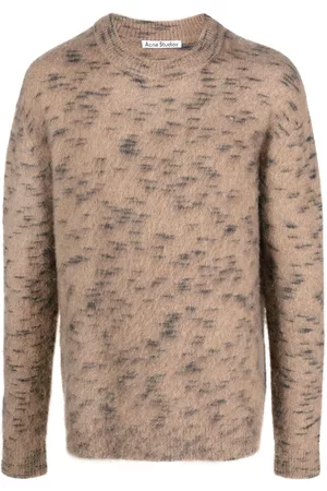 Acne Studios Brushed abstract-spots jumper