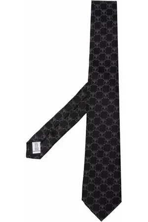 Moschino Monogram-print silk tie