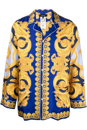 VERSACE Baroque-pattern print pyjama top
