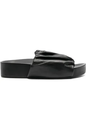 Jil Sander Leather platform sandals