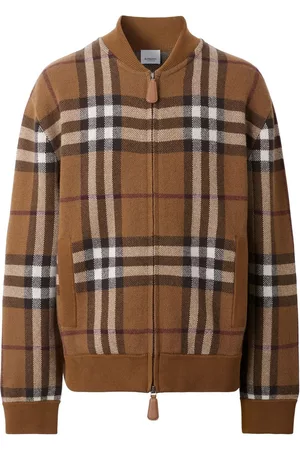Burberry Vintage Check cashmere bomber jacket