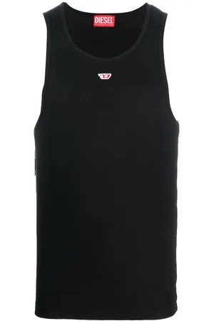 Diesel T-Lifty-D logo-embroidered tank top
