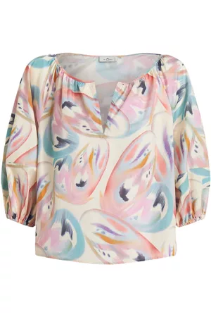 Etro Butterfly-print cotton top