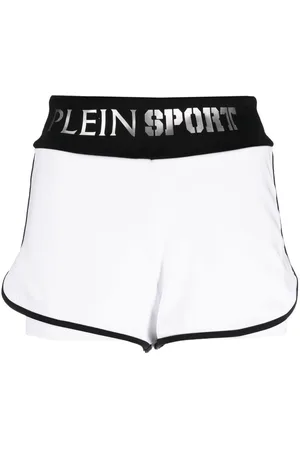 Philipp Plein Logo-waistband jogging shorts