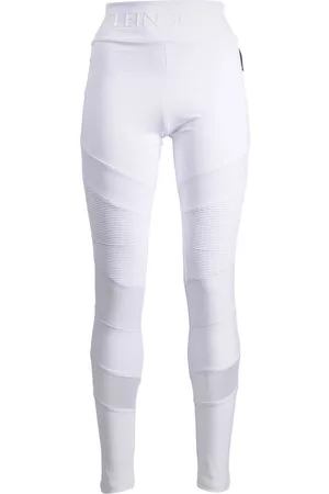 Philipp Plein Ribbed-panelled jogging leggings
