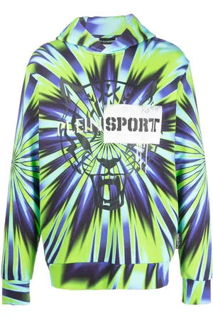 Philipp Plein Tie dye-print pullover hoodie