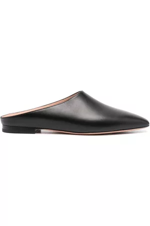 Bally Mulher Pantufas - Backless leather slippers