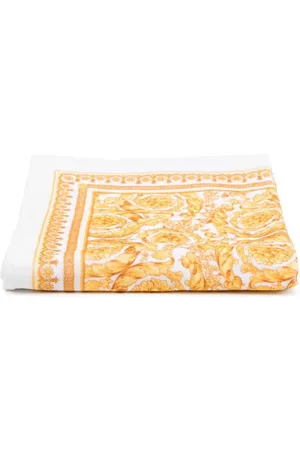 VERSACE Baroque pattern-print towel