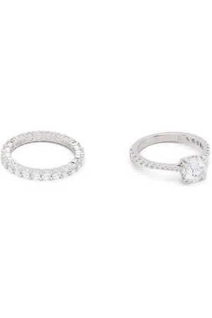 Swarovski Stilla rings (set of two)