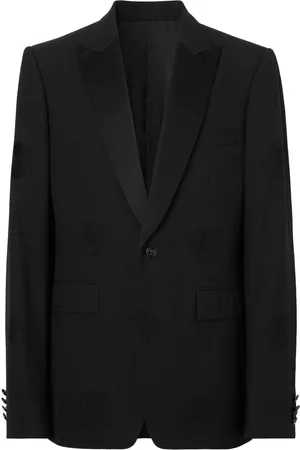 Burberry Oak Leaf Crest jacquard tuxedo jacket