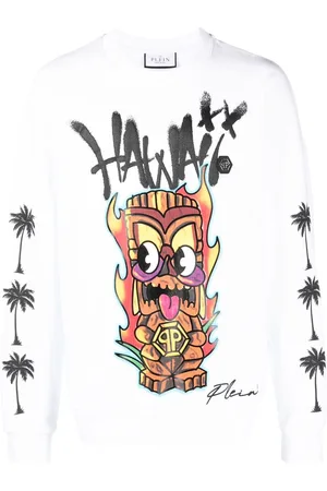 Philipp Plein LS Hawaii printed sweatshirt