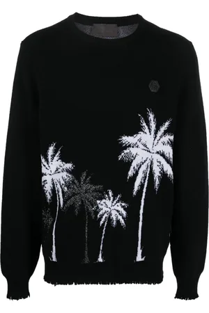 Philipp Plein Hawaii jacquard wool pullover