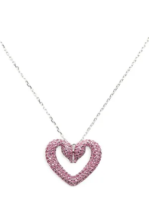 Swarovski Una heart-charm necklace