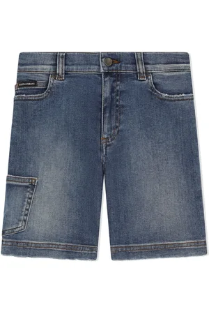 Dolce & Gabbana Logo-appliqu?? denim shorts