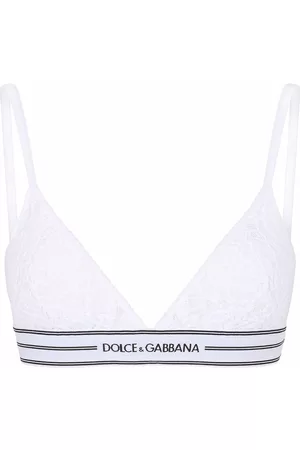 Dolce & Gabbana Mulher Soutiens Sem Aro - Logo-underband non-wired bra