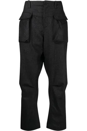 The Power for the People Flap-pocket straight-leg trousers