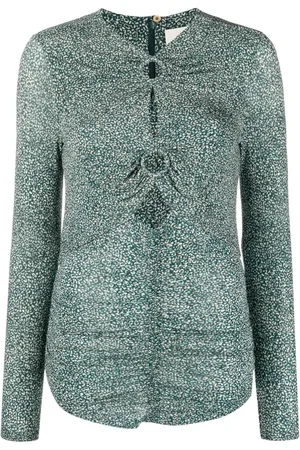 Isabel Marant Joneli animal-print top
