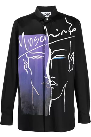 Moschino Logo illustration-print shirt