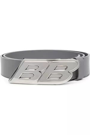 Balenciaga Homem Cintos & Suspensórios - Logo-buckle leather belt