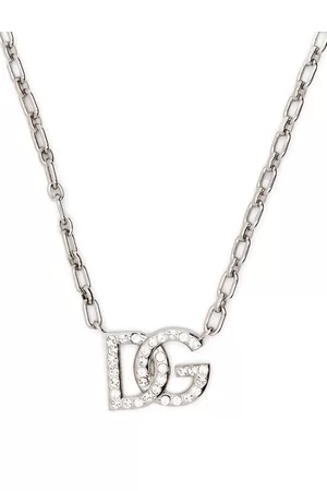 Dolce & Gabbana Logo-charm chain-link necklace