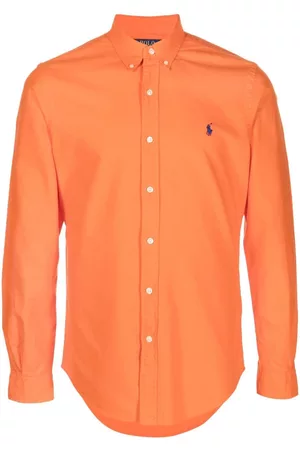 Ralph Lauren Homem Camisa Formal - Logo-embroidered cotton shirt