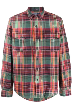 Ralph Lauren Homem Camisas de Manga comprida - Plaid-check long-sleeve shirt