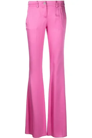 Philipp Plein Flared satin trousers