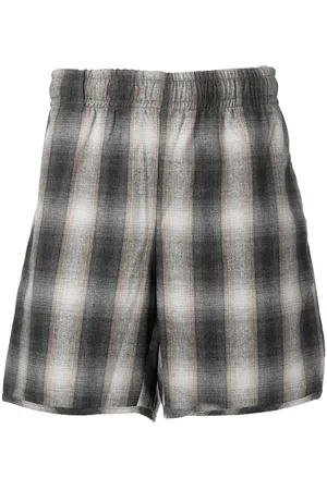 BLUE SKY INN Check pattern shorts