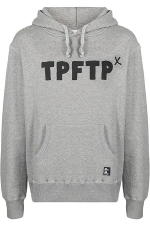 The Power for the People Logo print drawstring hoodie