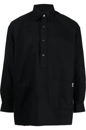 The Power for the People Button placket long-sleeve shirt