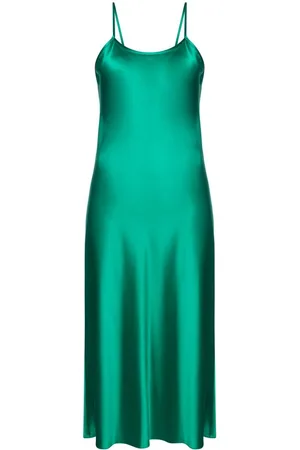 Voz Silk-satin slip dress