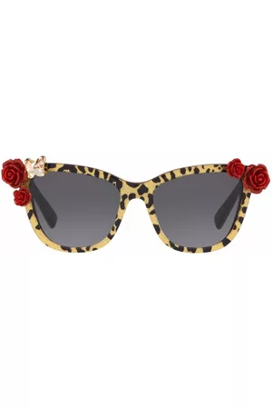 Dolce & Gabbana Menina Óculos de Sol - Blooming cat-eye sunglasses