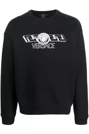 VERSACE Homem Camisolas sem capuz - Logo-print sweatshirt