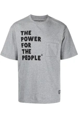 The Power for the People Logo print short-sleeve T-shirt