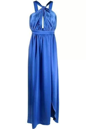 Pinko Ruched satin gown