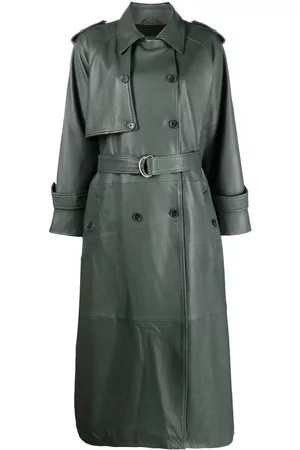 YOUNG POETS SOCIETY Mulher Casacos de Pele & Couro - Leather trench coat