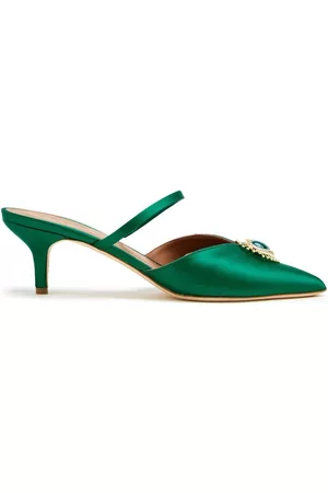 MALONE SOULIERS Gem-detail 45mm pointed mule