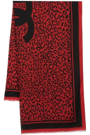 Dolce & Gabbana Leopard-print logo scarf