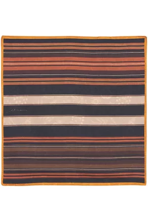 Etro Striped silk pocket square