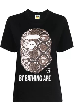 A Bathing Ape Mulher T-shirts - Logo-print detail T-shirt