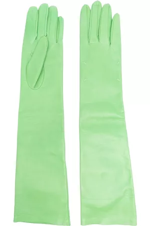 Maison Margiela Mulher Luvas - Full-sleeve leather gloves