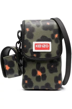 Kenzo Mulher Phones - Leopard-print phone pouch