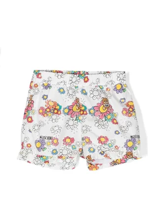 Moschino Teddy Bear peplum-hem shorts