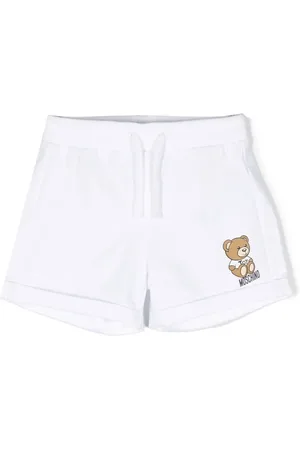 Moschino Teddy Bear-print drawstring shorts