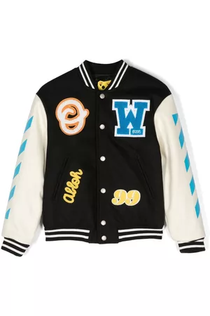 OFF-WHITE Patch-design sports jacket