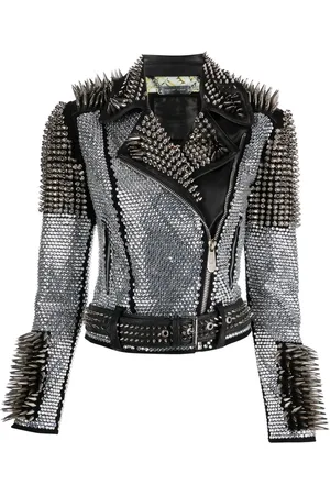 Philipp Plein Crystal studded jacket