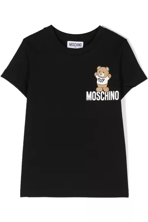 Moschino Menina T-shirts & Manga Curta - Logo-print short-sleeved T-shirt
