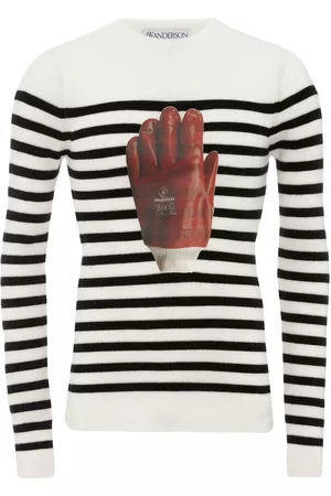 J.W.Anderson Glove striped jumper