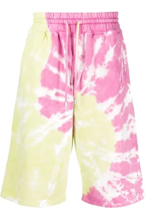 GCDS Tie-dye print bermuda shorts